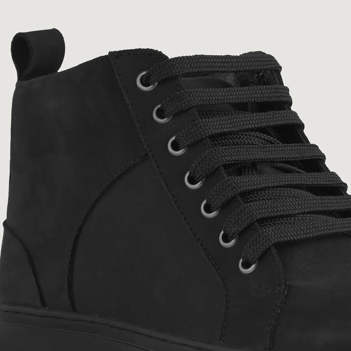 Orlaven Marty High Top E zezë Nubuck Atlete lëkure për Meshkuj footwear image 9