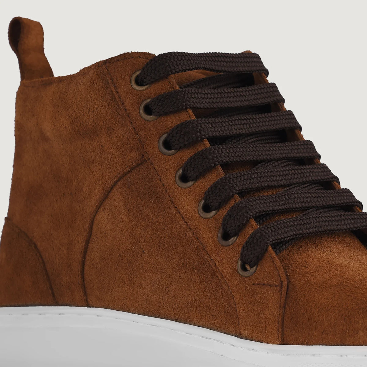 Orlaven Marty High Top Kafe Suede Atlete lëkure për Meshkuj footwear image 9