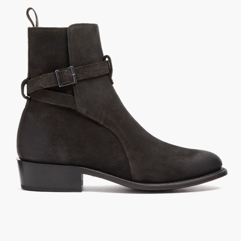 Rogue Dark Olive Suede Leather Boots për meshkuj