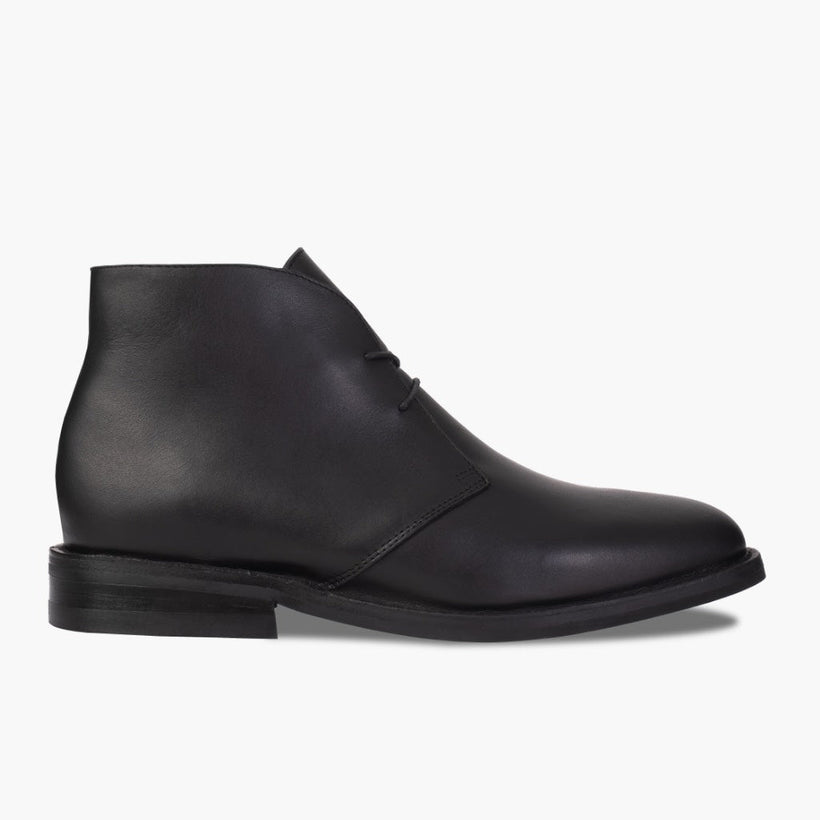 Scout E zezë Leather Boots për meshkuj