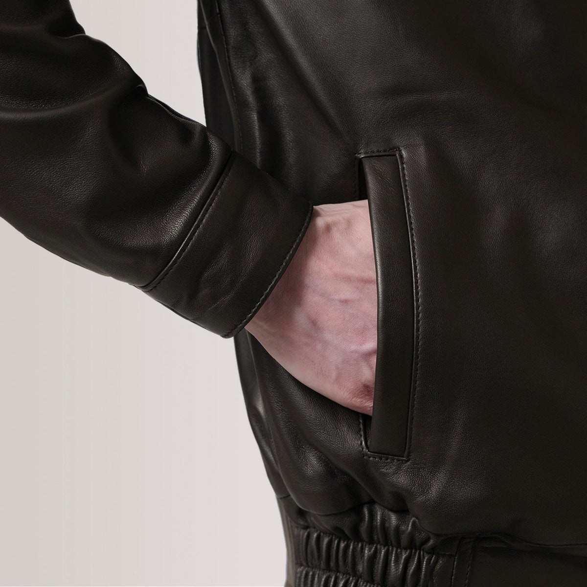 Alfred Leather Bomber Jacket – alternate product view 6