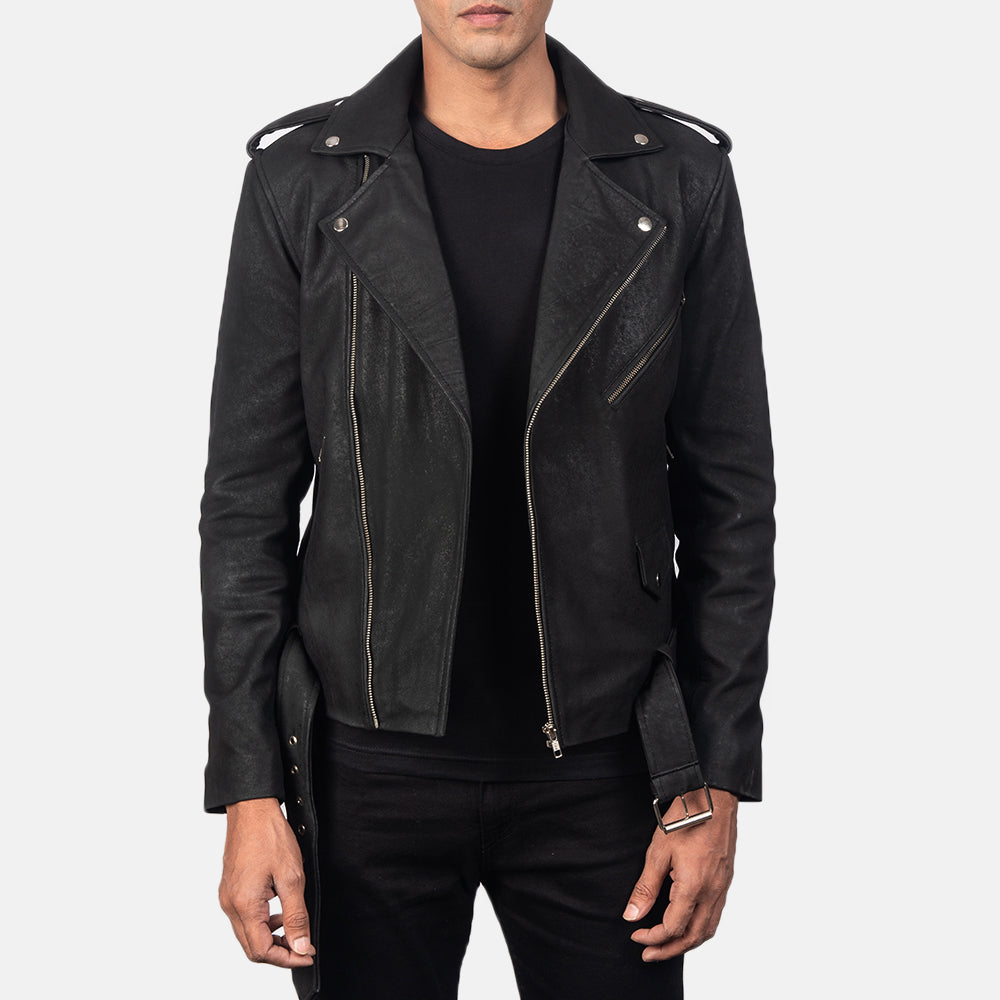 
Allaric Alley Xhaketë Motociklisti Lëkure për Meshkuj – alternate product view 1