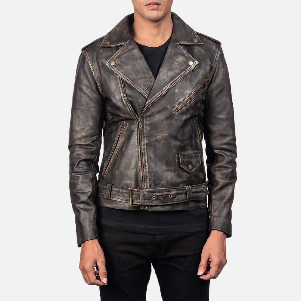 
Allaric Alley Xhaketë Motociklisti Lëkure për Meshkuj – alternate product view 1