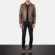 
Allaric Alley Xhaketë Motociklisti Lëkure për Meshkuj – alternate product view 4