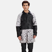 
Artistry E zezë Dye Pallto Lëkure për Meshkuj in Black & White Sheepskin Dip &Amp; Dye - Pamje ballore dhe siluetë e përshtatur | Bli online
