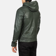 
Baston Xhaketë Bomber Lëkure për Meshkuj – alternate product view 5