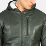 
Baston Xhaketë Bomber Lëkure për Meshkuj – alternate product view 6