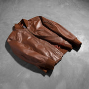 Bomia MA-1 Leather Bomber Jacket – alternate product view 8