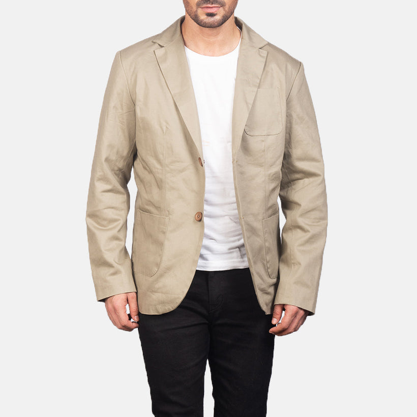 Borges Beige Blazer për meshkuj