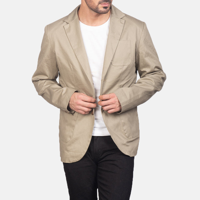 Borges Beige Blazer për meshkuj