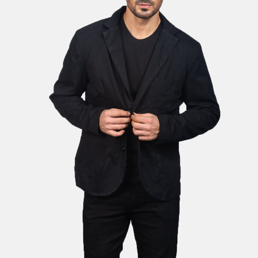 Borges E zezë Blazer për meshkuj