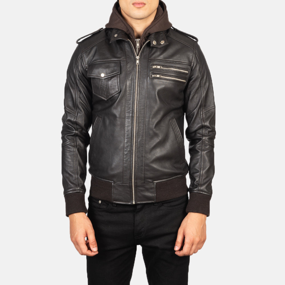 
Bravado Xhaketë Bomber Lëkure për Meshkuj – alternate product view 4