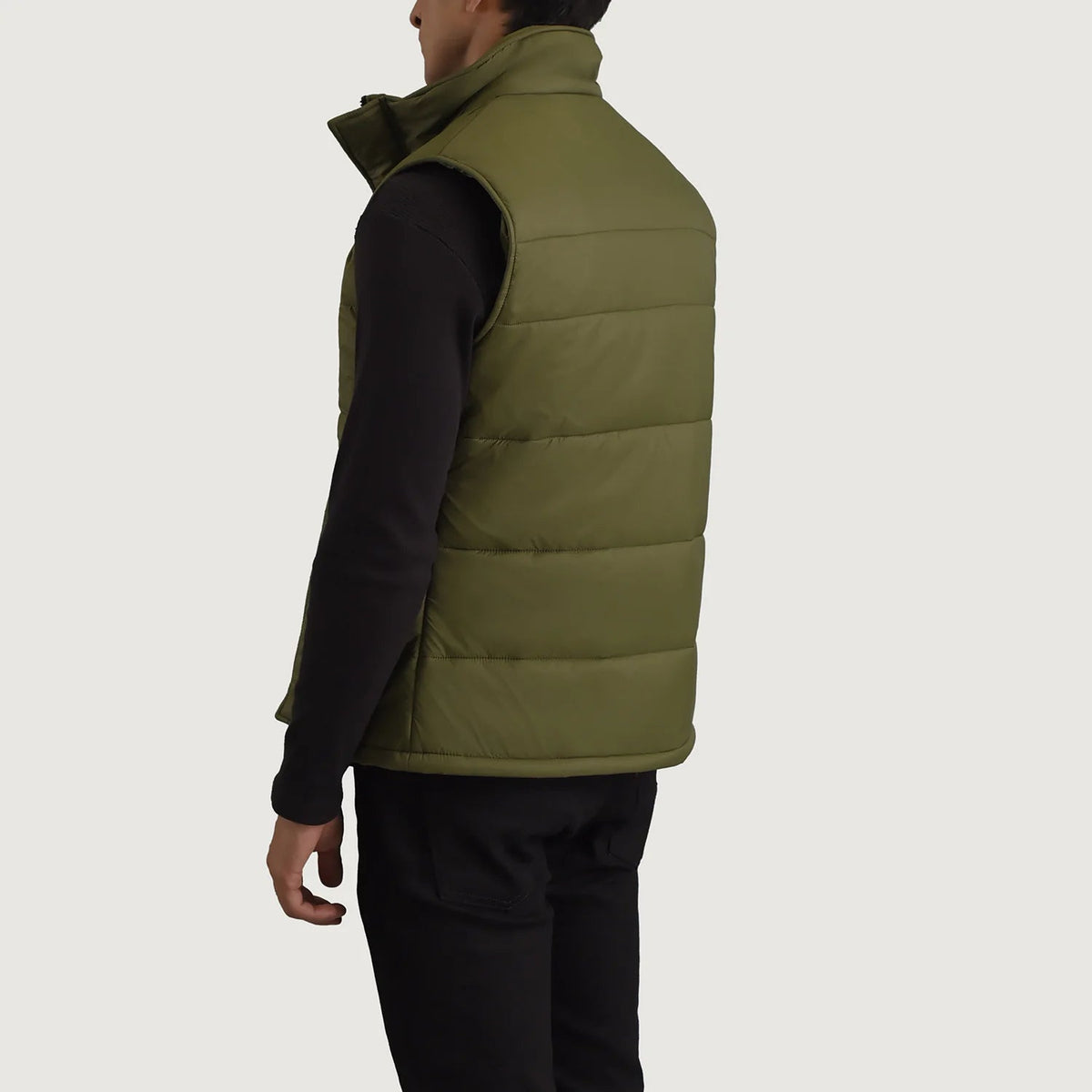 
Authentic Full-Grain Leather Grain Texture & Heavy-Duty Seam Stitching Detail