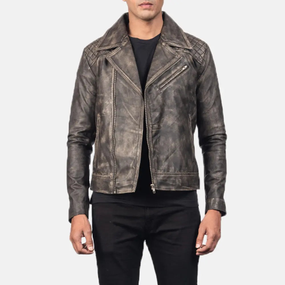 
Danny E tegelisur Xhaketë Motociklisti Lëkure për Meshkuj – alternate product view 4