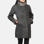 
Erica Shearling Pallto Lëkure për Femra – alternate product view 6