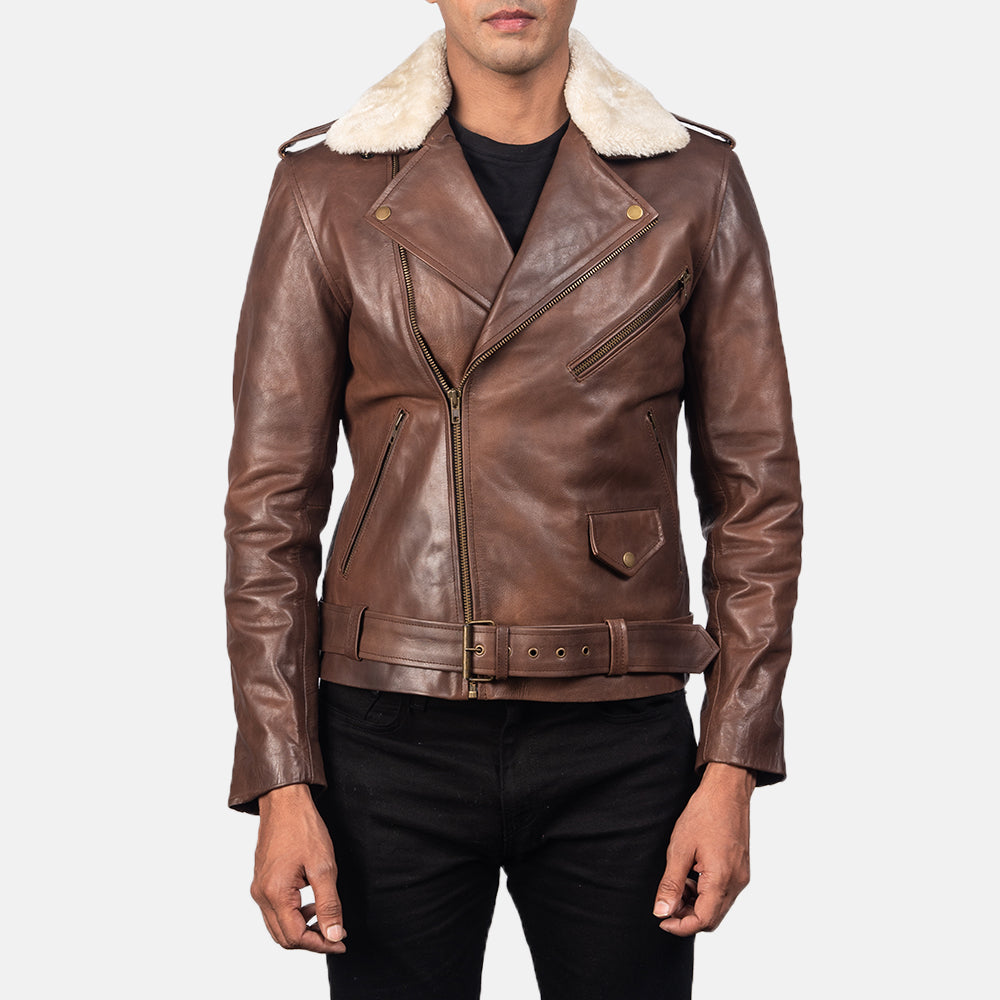 
Furton Xhaketë Motociklisti Lëkure për Meshkuj – alternate product view 3