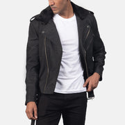 
Furton Xhaketë Motociklisti Lëkure për Meshkuj – alternate product view 4