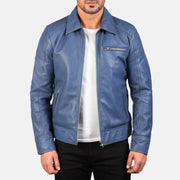 
Lavendard Brown Leather Biker Jacket in Brown Cowhide Leather - Pamje ballore dhe siluetë e përshtatur | Bli online