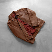
Lavendard Xhaketë Motociklisti Lëkure për Meshkuj – alternate product view 8