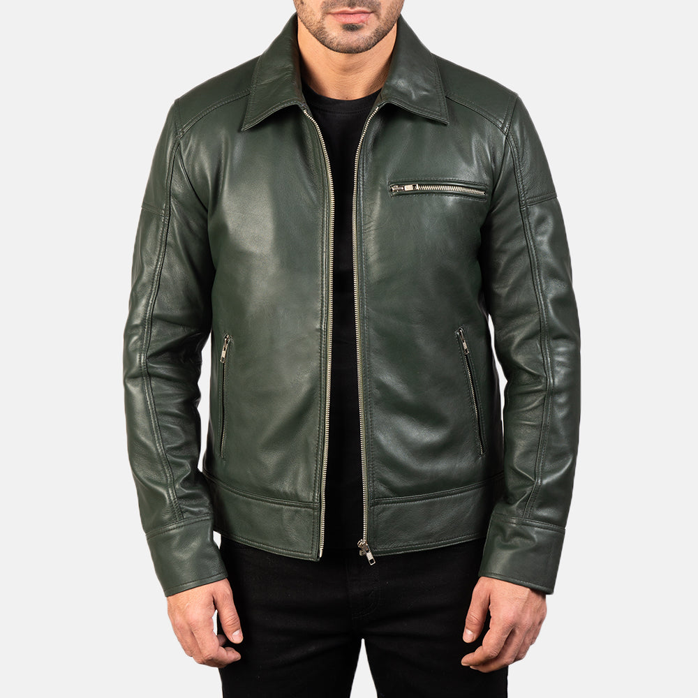 
Lavendard Xhaketë Motociklisti Lëkure për Meshkuj – alternate product view 1