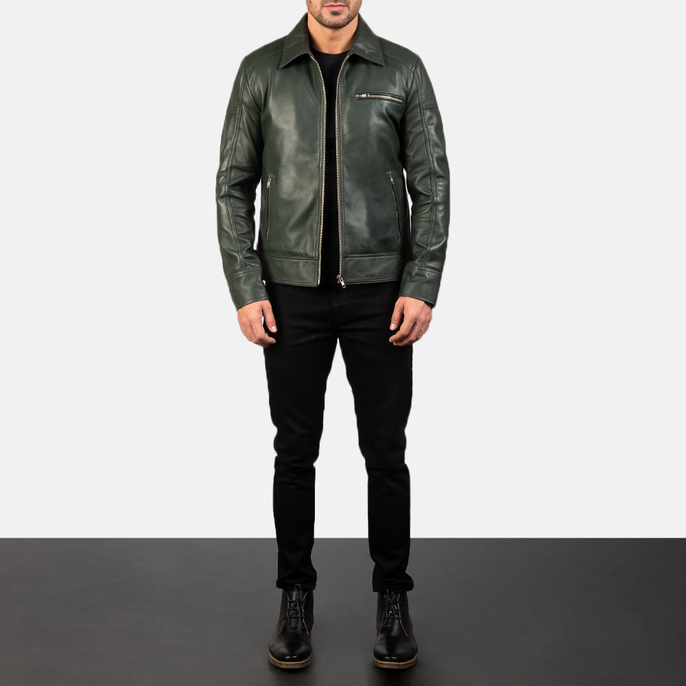 
Lavendard Xhaketë Motociklisti Lëkure për Meshkuj – alternate product view 4
