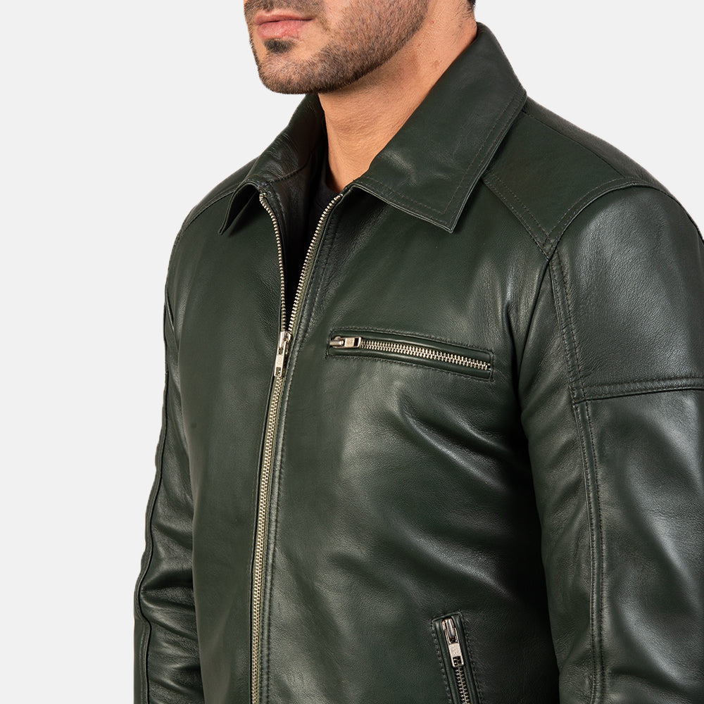 
Lavendard Xhaketë Motociklisti Lëkure për Meshkuj – alternate product view 5