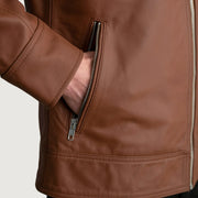 
Lavendard Xhaketë Motociklisti Lëkure për Meshkuj – alternate product view 5