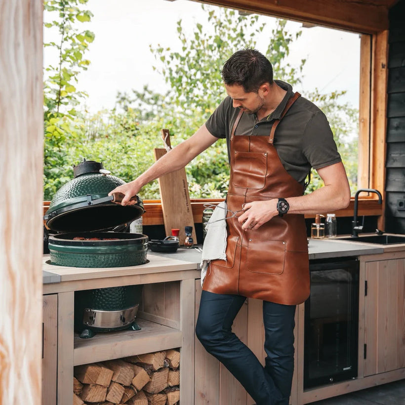 Leather Apron Churrasco për femra