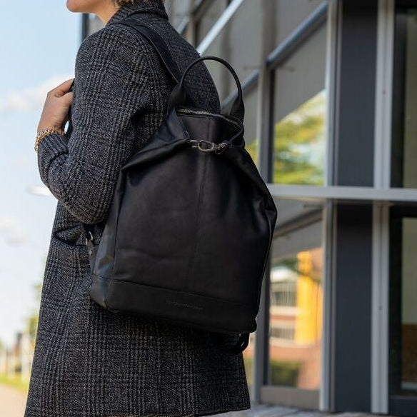 Manchester Full-Grain Leather Backpack për femra