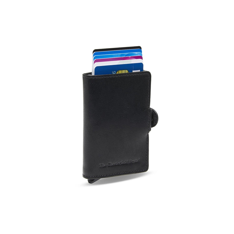 Baldwin Full-Grain Leather Card Holder për femra