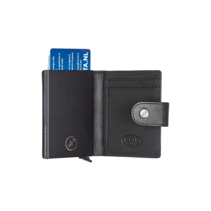 Barrea Full-Grain Leather Card Holder për femra