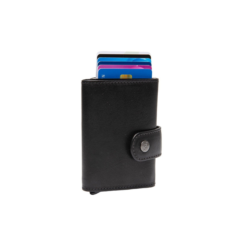 Larino Full-Grain Leather Card Holder për femra