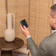 Leipzig Full-Grain Leather Card Holder - Structured Side Profile Showing Gusset Depth &amp; Expansion Capacity