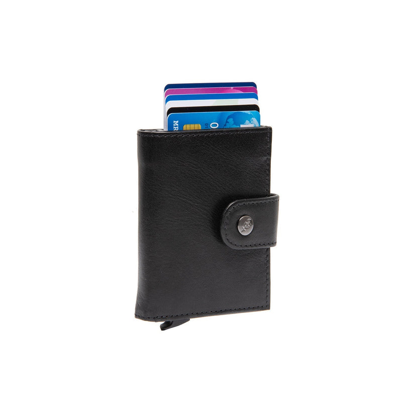 Lesina Full-Grain Leather Card Holder për femra