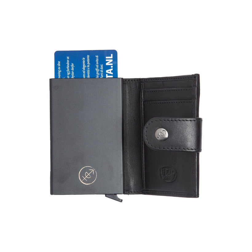 Lesina Full-Grain Leather Card Holder për femra