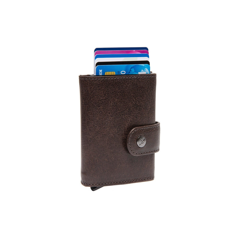 Varrano Full-Grain Leather Card Holder për femra