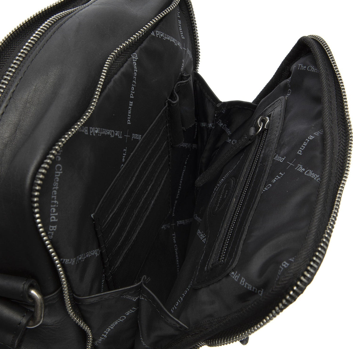 
Classic 100% Full-Grain leather Bag - Pamje e pasme me rripa lëkure të përforcuar