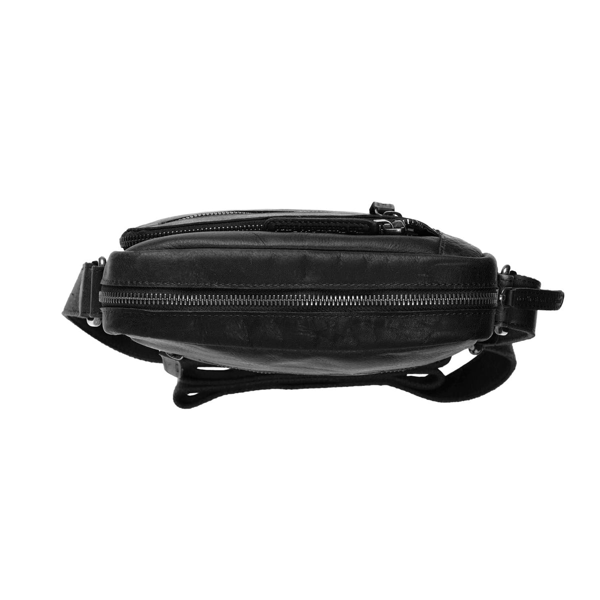 
Dessau Çantë crossbody lëkure - Profil anësor i strukturuar me thellësi dhe vëllim