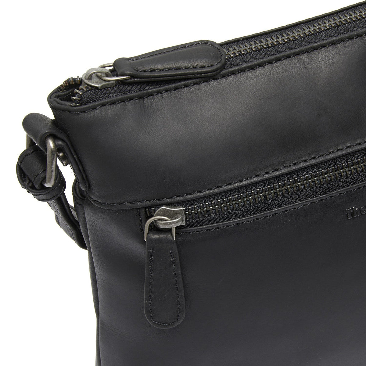 
Classic 100% Full-Grain leather Bag - Pamje e pasme me rripa lëkure të përforcuar