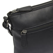 
Classic 100% Full-Grain leather Bag - Pamje e pasme me rripa lëkure të përforcuar