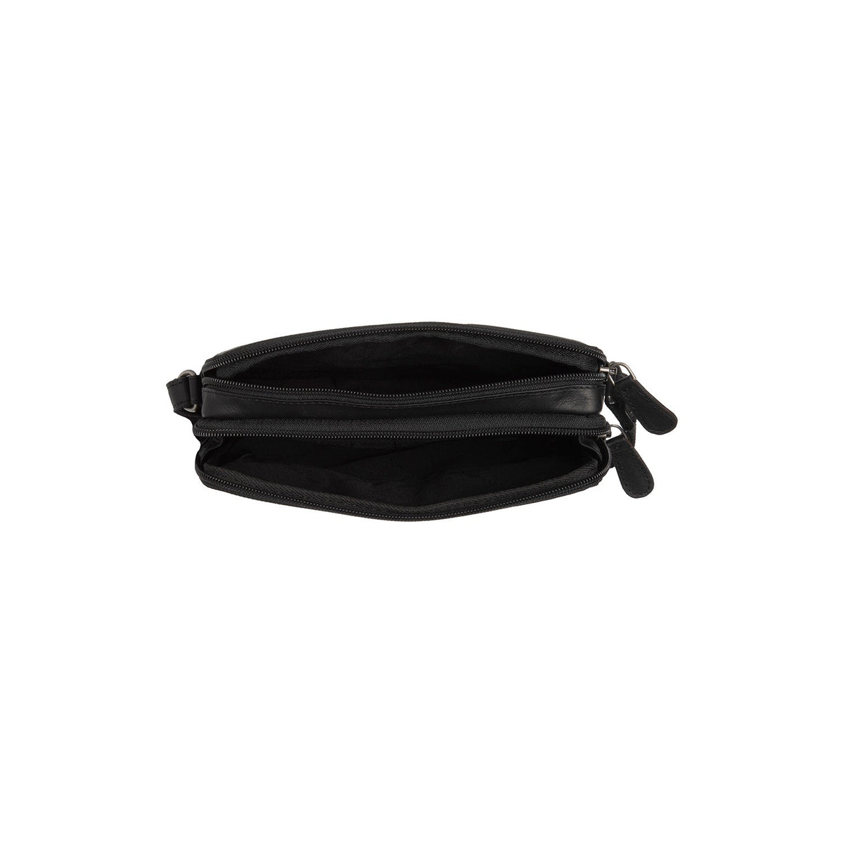
Solid Antique Brass Hardware & Heavy-Duty Dual Zipper Detail on Ellon Çantë crossbody lëkure