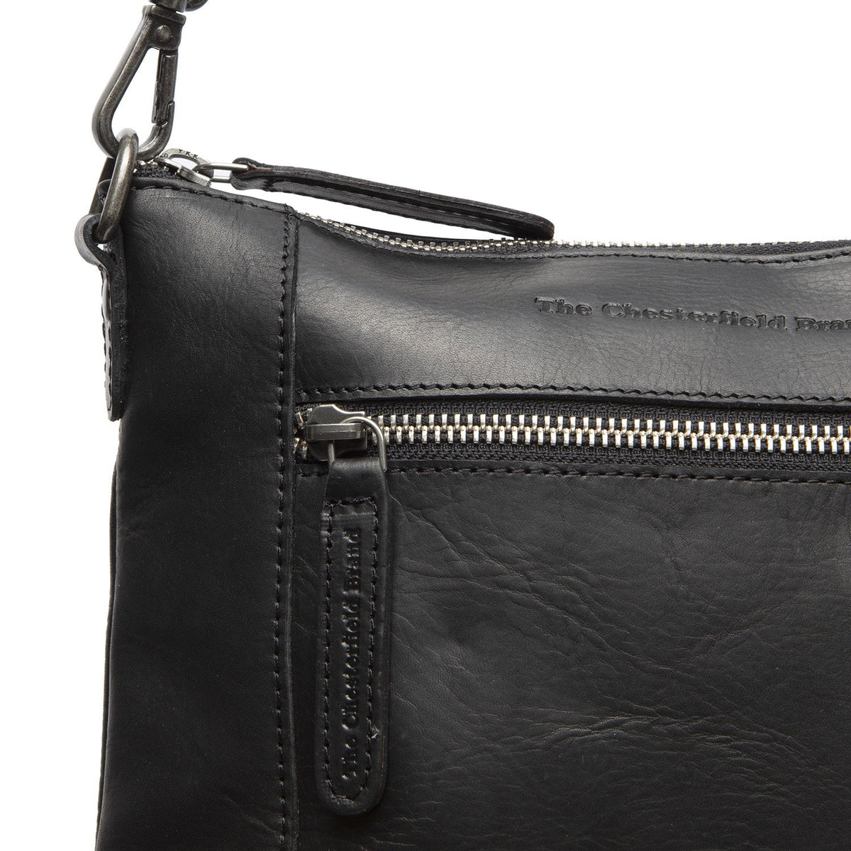 
Faro Çantë crossbody lëkure - Profil anësor i strukturuar me thellësi dhe vëllim