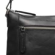
Faro Çantë crossbody lëkure - Profil anësor i strukturuar me thellësi dhe vëllim
