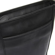 
Classic 100% Full-Grain leather Bag - Pamje e pasme me rripa lëkure të përforcuar