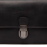 
Lucca Çantë crossbody lëkure - Profil anësor i strukturuar me thellësi dhe vëllim