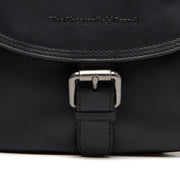 
Classic 100% Full-Grain leather Bag - Pamje e pasme me rripa lëkure të përforcuar