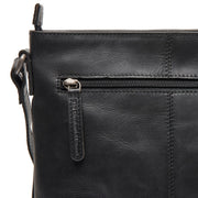 
Lunton Çantë crossbody lëkure - Profil anësor i strukturuar me thellësi dhe vëllim