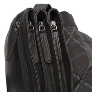 
Millie Çantë crossbody lëkure - Profil anësor i strukturuar me thellësi dhe vëllim