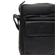 
Montira Çantë crossbody lëkure - Profil anësor i strukturuar me thellësi dhe vëllim