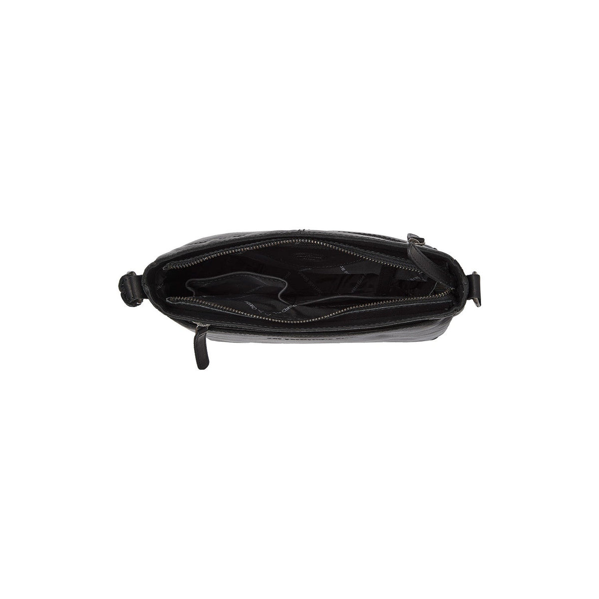 
Mumbai Çantë crossbody lëkure - Profil anësor i strukturuar me thellësi dhe vëllim